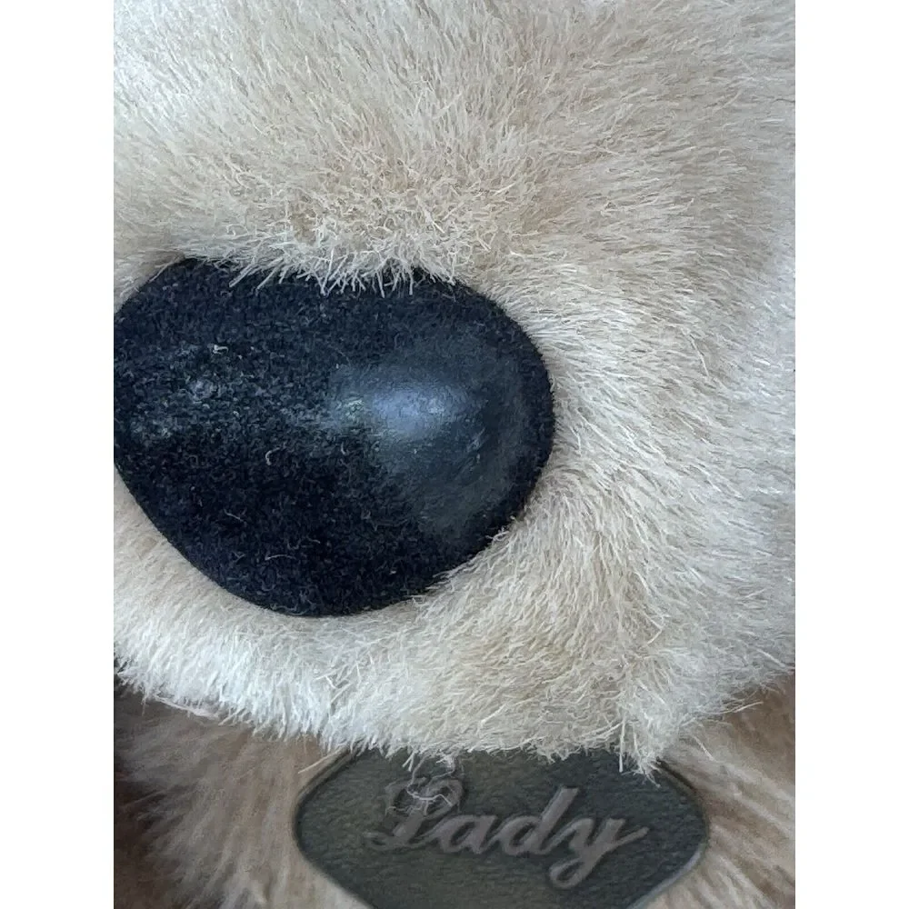 Disney Lady And The Tramp Stuffed Lady Dog With Collar‎ Metal Name Plate